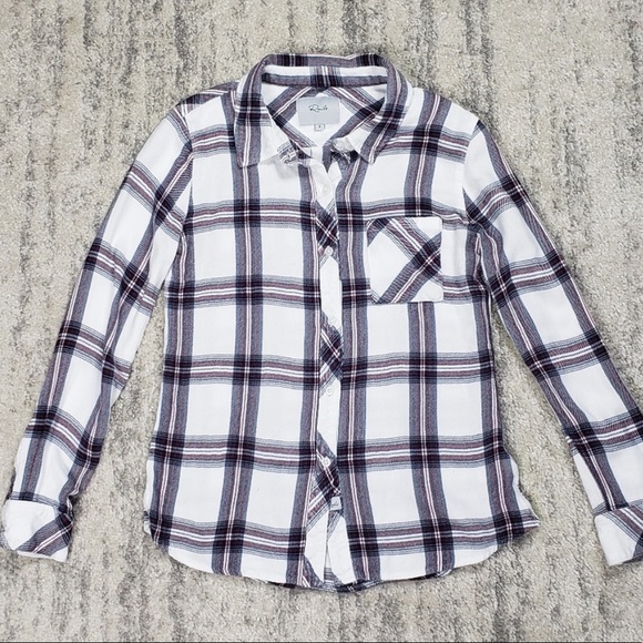 Rails Hunter Plaid Button Down Blouse - Picture 3 of 9